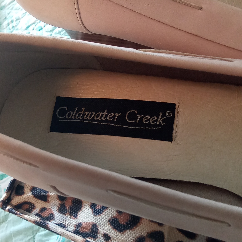 Coldwater Creek Leather Shoes, Never Worn, 9M - Picture 2 of 7
